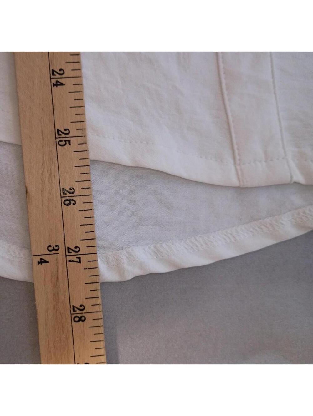 Jolie & Joy White V-Neck Blouse | XL NWT - Picture 6 of 8